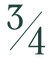 Three Fourths In